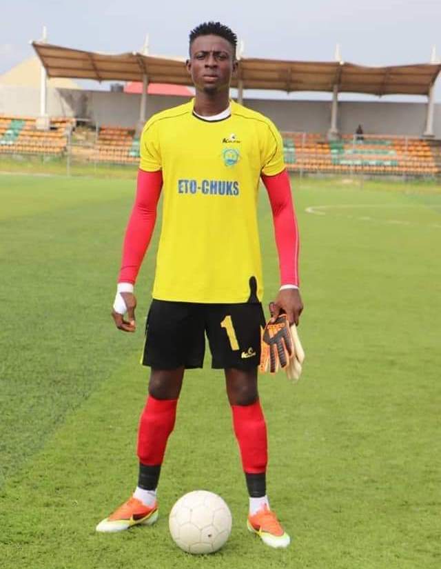 Abia Warriors promotes youth team’s goalkeeper to first team
