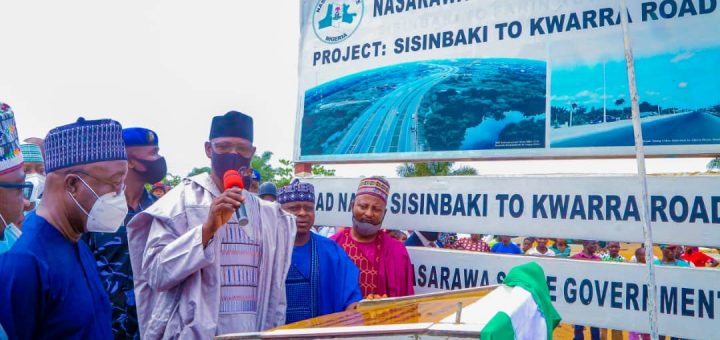 Gov. Sule commissions 15.5km, N2.49bn Sisinbaki/Kwarra road