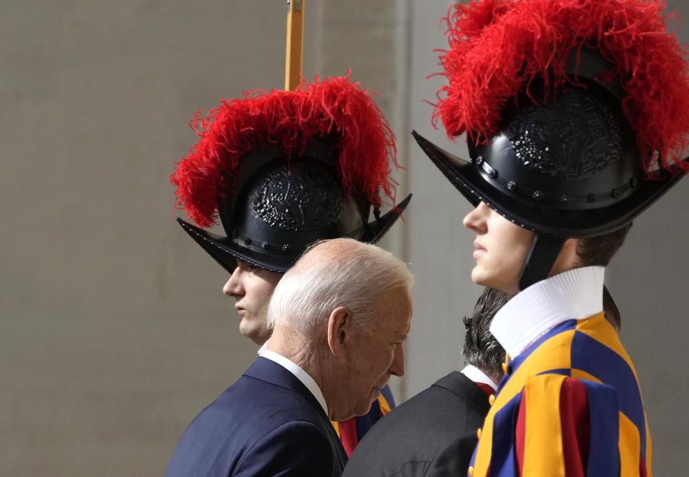 Biden at Vatican to talk climate, poverty with Pope Francis