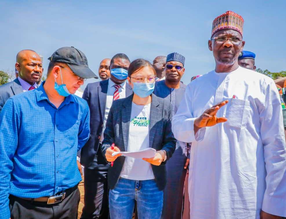 Gov. Sule laments slow pace of work on 25km Mararaba-Udege road project