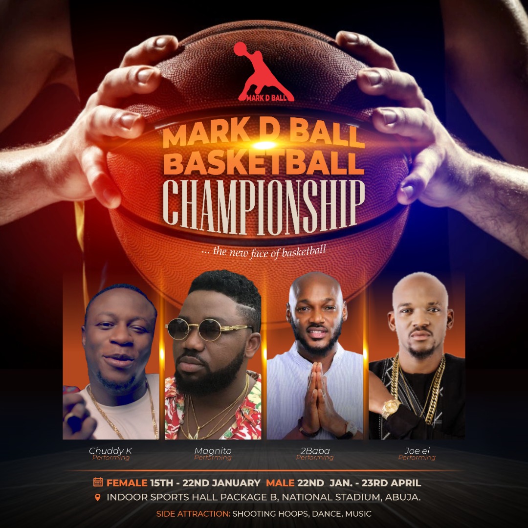 2 Face Idebia, Chuddy K, others storm MKO Abiola stadium for Mark D Ball Basketball Championship