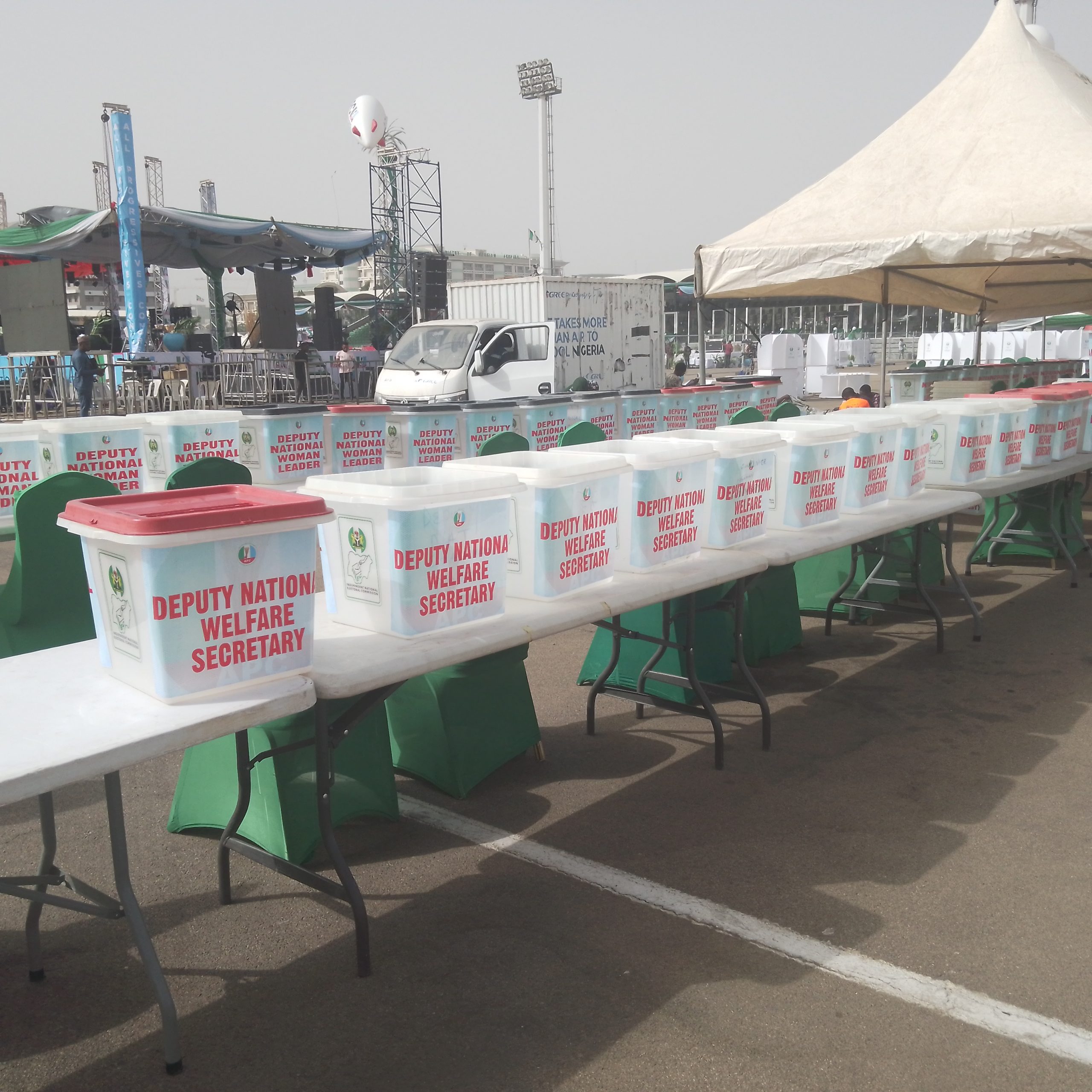 APC National Convention: All getting set , as materials, delegates storm EaglesSquare