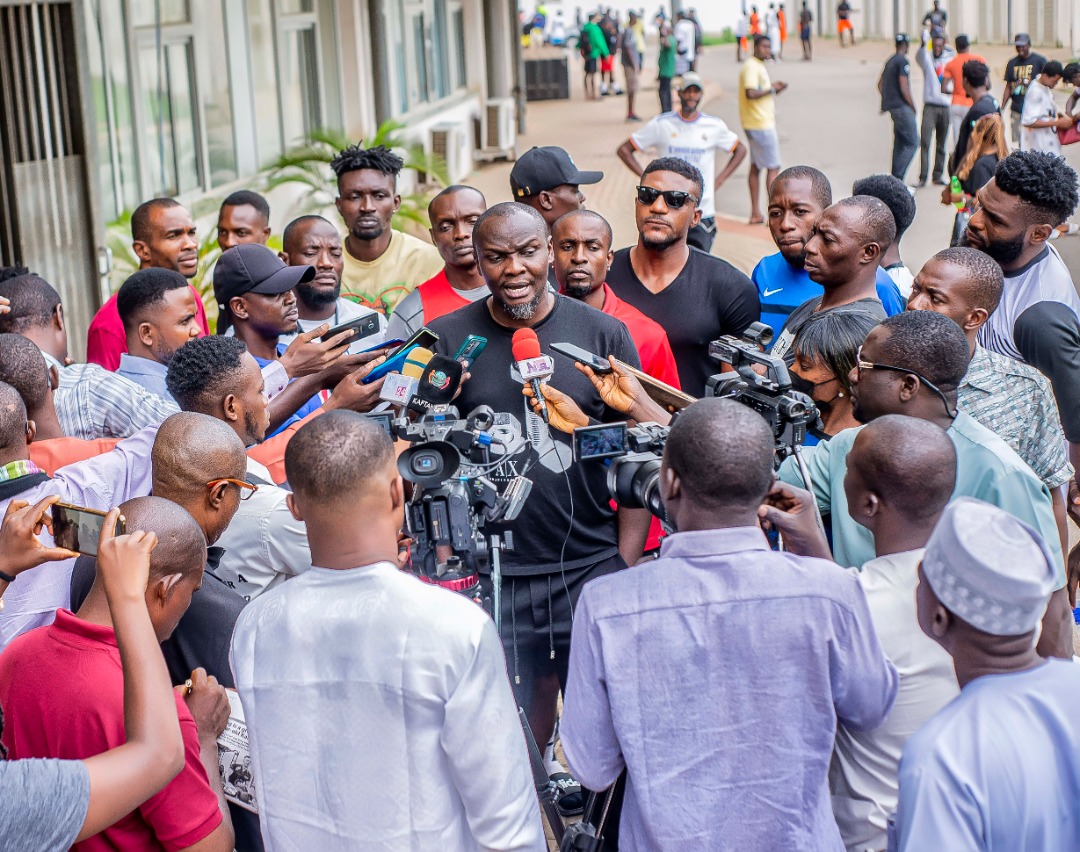 NBBF crisis: Basketball players storm MKO Abiola National Stadium in search of Sports Minister