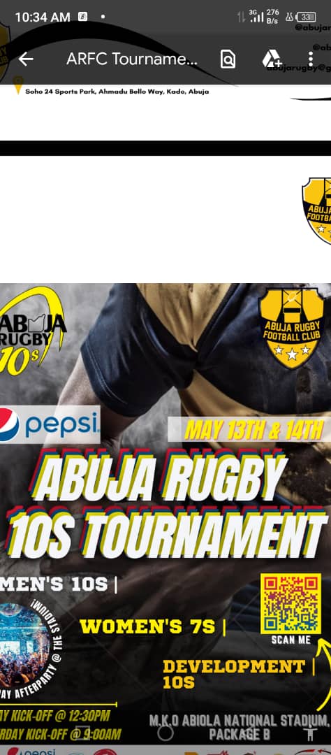 2022 Rugby 10’s tournament kicks off in Abuja on Friday