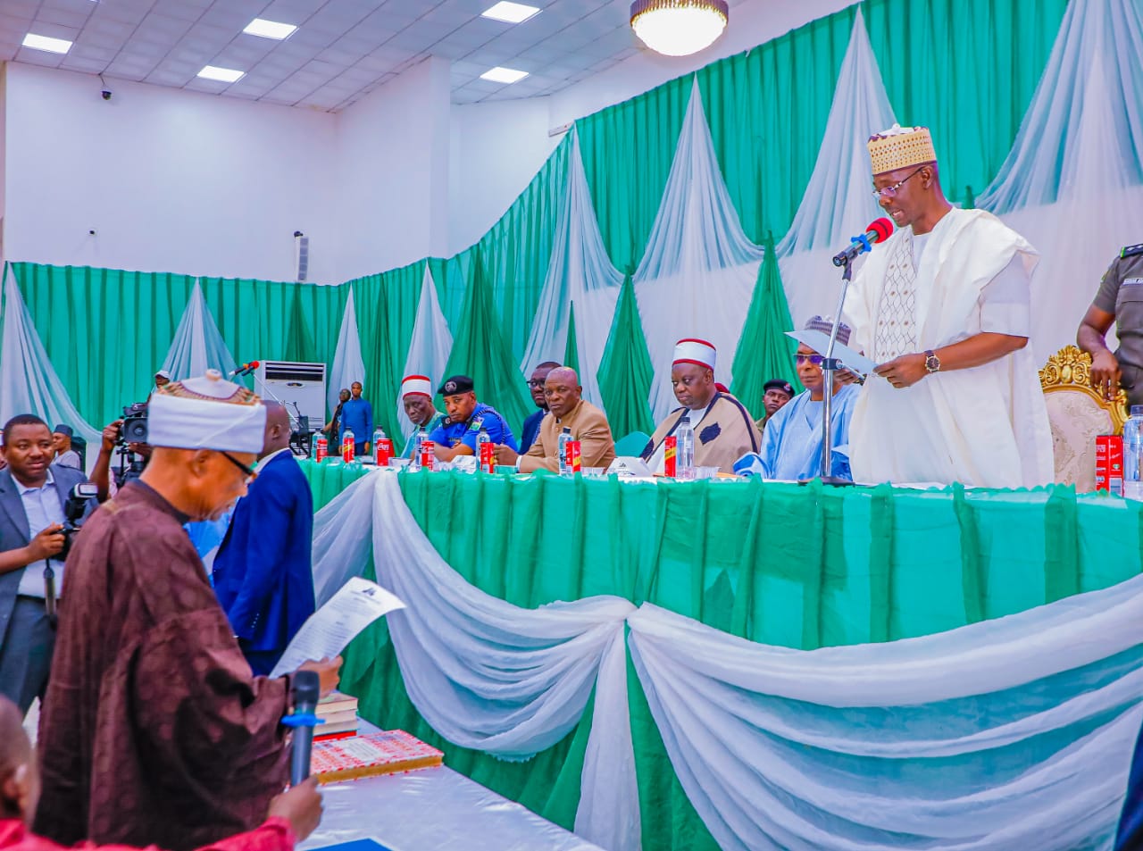 Gov. Sule swears-in new grand khadi, six permanent secretaries