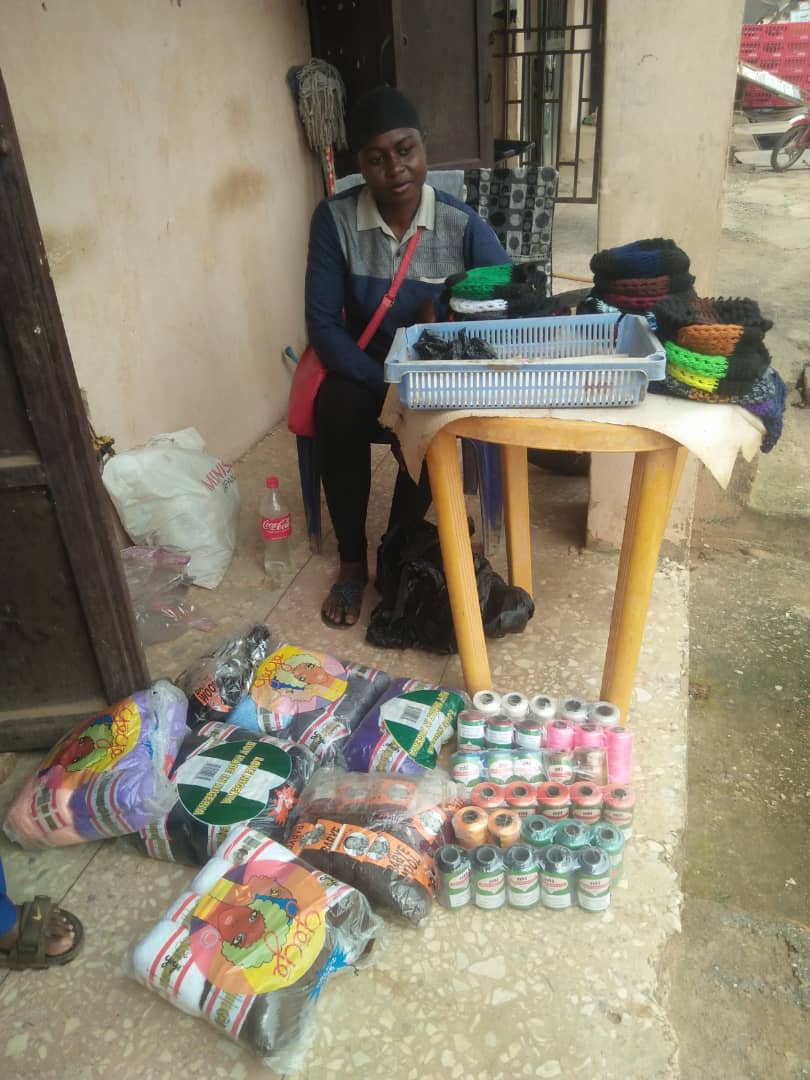 NGO donates weaving materials to person living with disability in Abuja