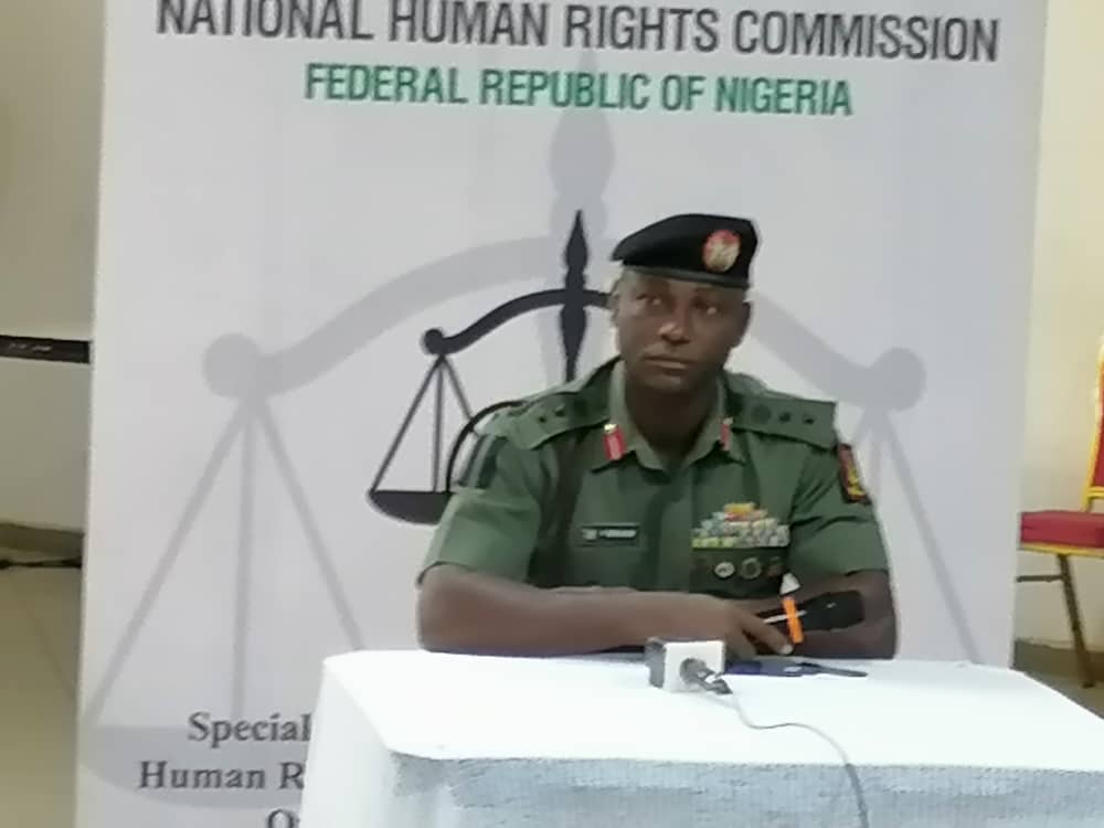 Just in…Alleged 10, 000 pregnancies abortion:   Theatre Commander, Col. Ibrahim says  Reuters  report funny