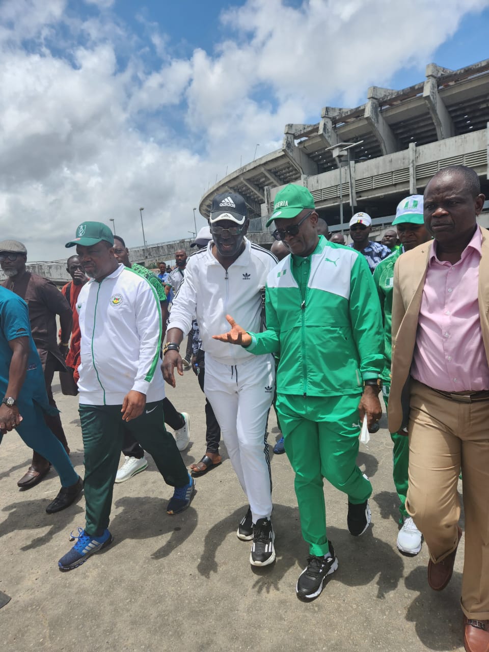 Minister of Sports, Enoh thanks Dangote, Adebutu for partnership…Says public-private partnership is key for sports development