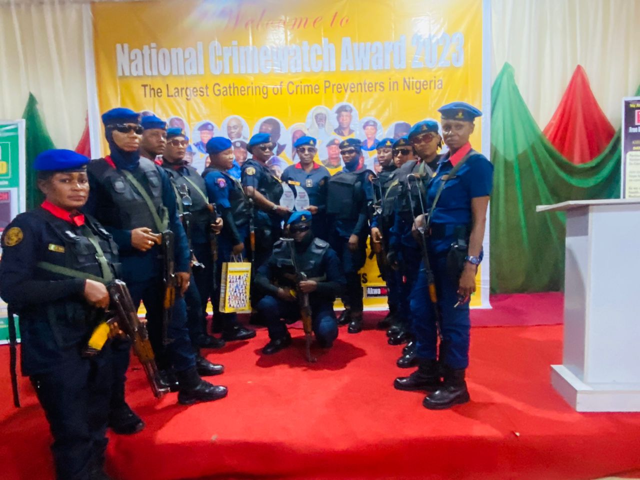 NSCDC wins best performing female squad of the year