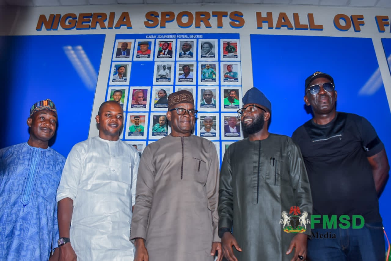 Minister of Sports Development Visits Nigeria Sports Hall of Fame