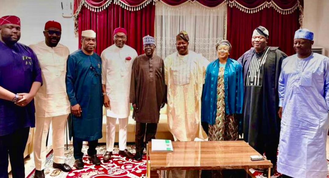 Akpabio, Kalu lead senators to Villa, brief Tinubu on outcome of IPU assembly, congratulate President on victory at S’Court 