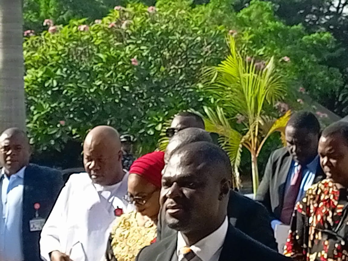 Breaking: Senate President, Akpabio storms National Christian Center for Carols.
