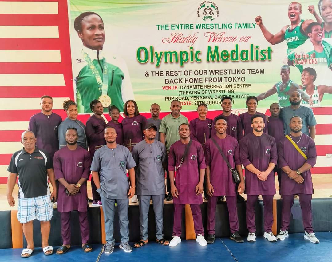 African Games: Nigeria Wrestlers depart Yenagoa ahead of the games