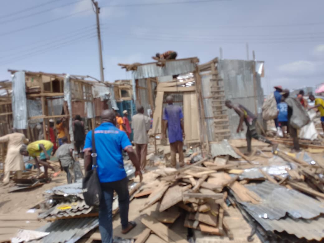 Shanties blocking Idu, Karmo Gwagwa road removed on Wike’s order