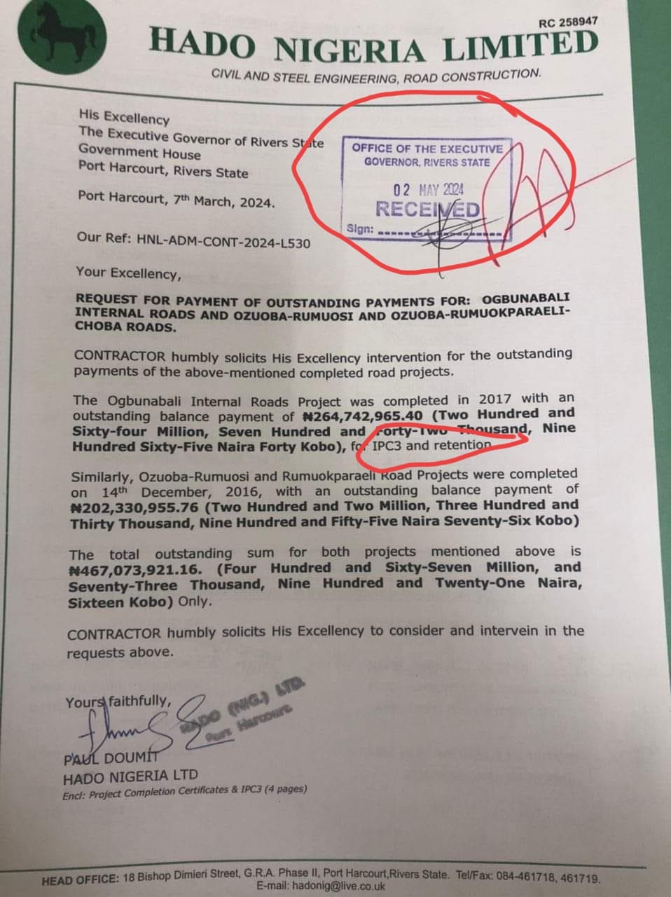 Group chides Fubara over deliberate falsehood in contracts scam  … Says displaying 5% retention fee as fraud is the height of ignorance