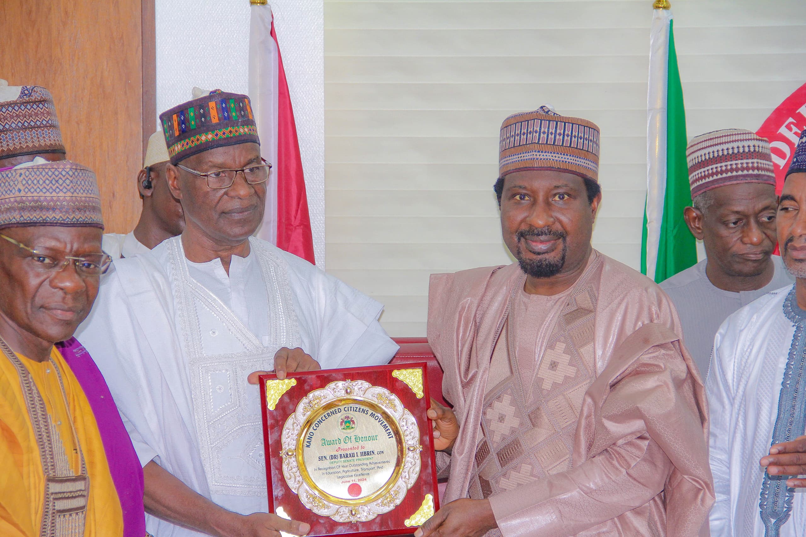 One Year as DSP: Kano Concerned Citizens Confer Award of Excellence on Senator Barau