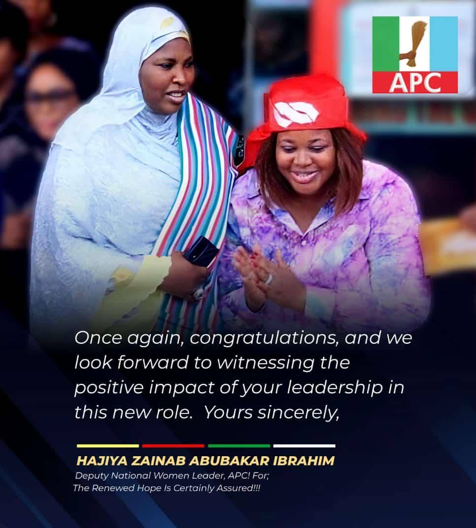 APC women leader tasks Seun Osamaye on Gov. Aiyedatiwa reelection ….Congratulates her on her appointment