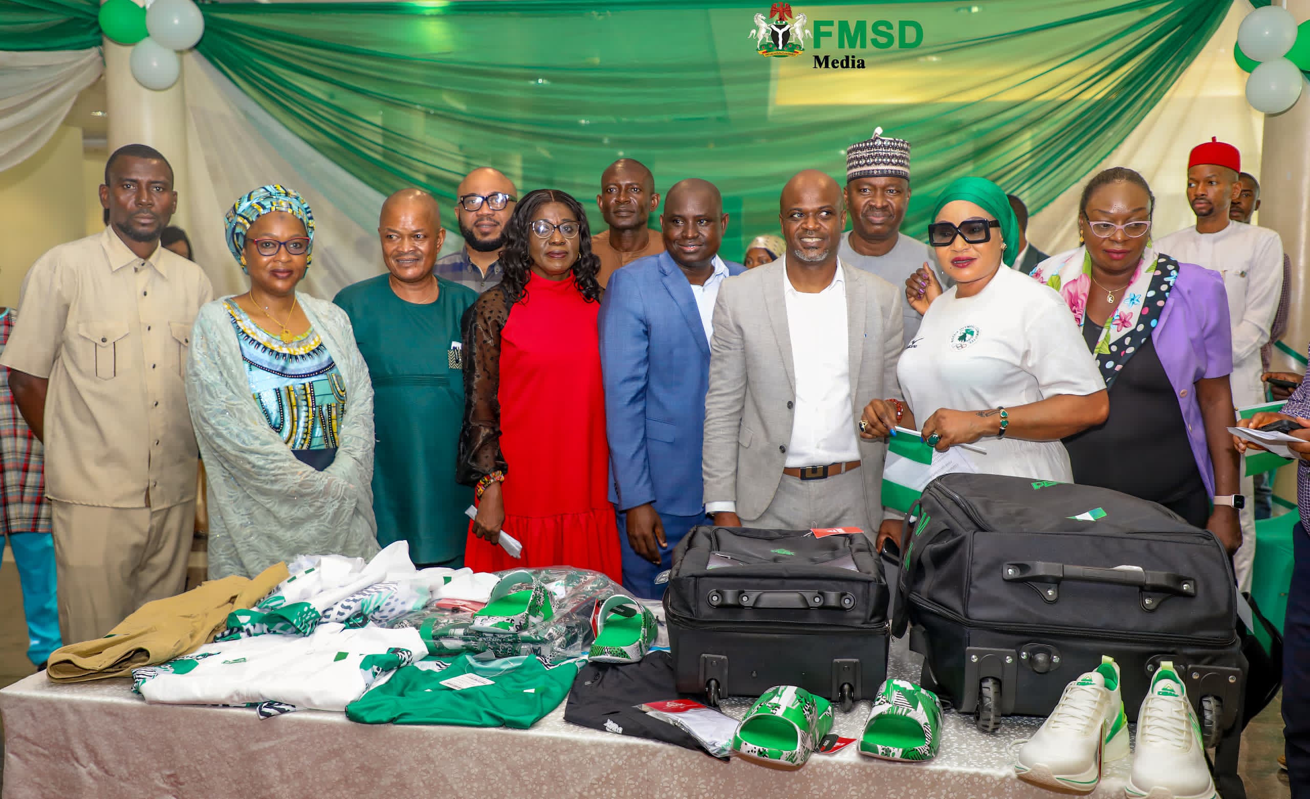 Sports Minister hands over Team Nigeria contingent to NOC, NPC  …Charges them to fly high at Olympics