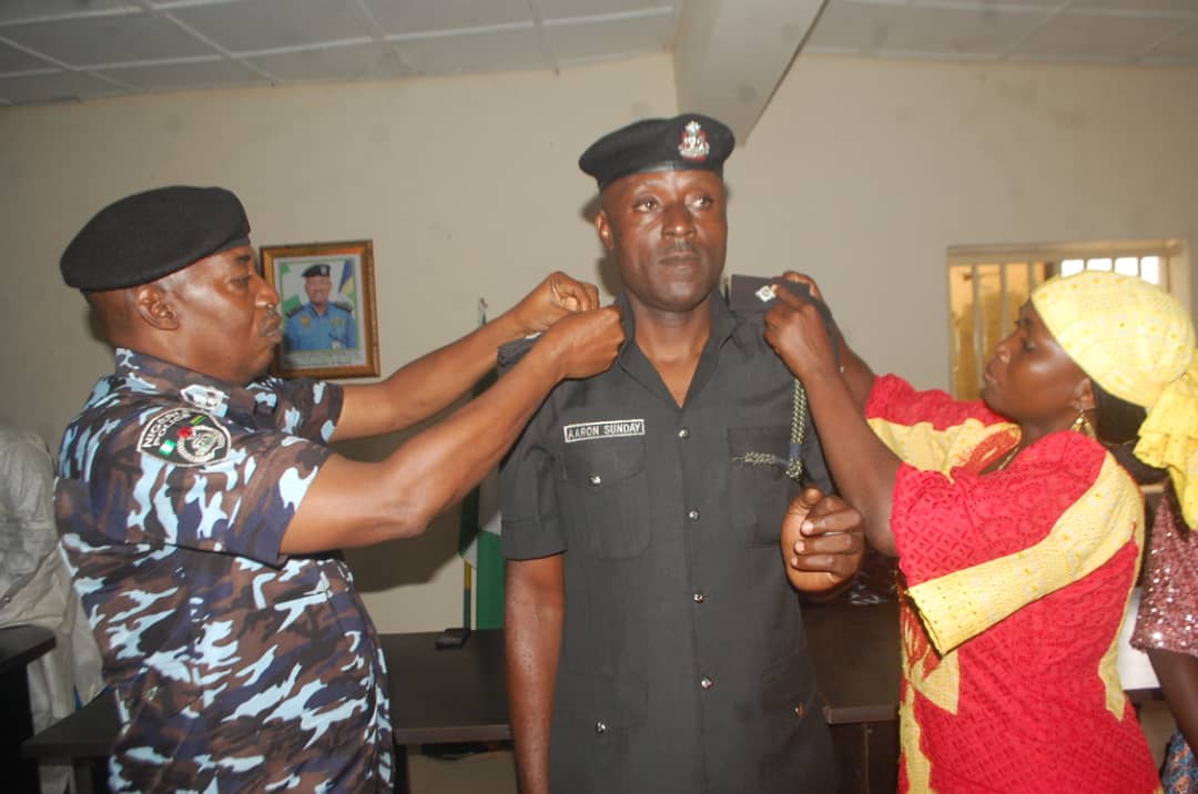 CP Nadada Decorates newly promoted officers, harps on professionalism