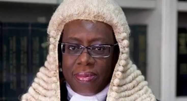 Just in : Tinubu swears-in Justice Kekere-Ekun  as CJN