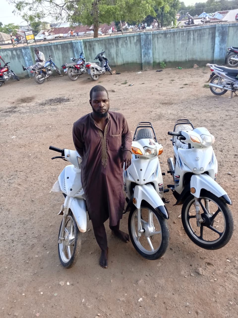 Police arrest suspects for Child/ Motorcycle theft in Nasarawa state. 