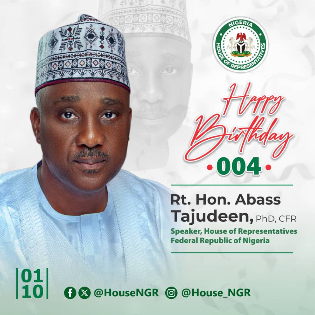 House of Reps Celebrates Speaker Abbas on His Birthday and Conferment of National Honour
