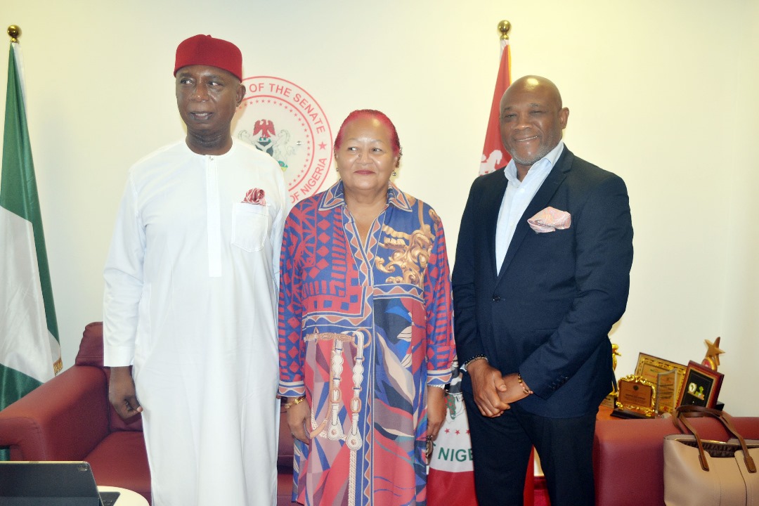 HE Hazelle visits Sen Ned woos Nigerians investors to country’s citizenship by investment program