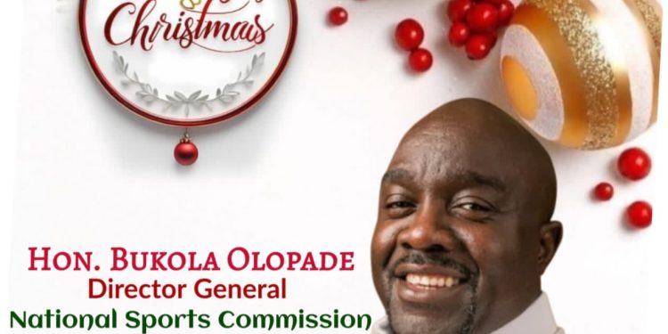 NSC DG Hon. Bukola Olopade Calls for Greater Collaboration in Nigerian Sports Sector, Felicitates Christians on Christmas Celebration