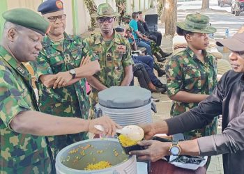 Christmas Lunch: Troops urged to Maintain Information Security During Operations