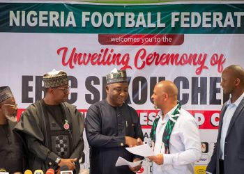 Chelle Signs Two Year Contract For Super Eagles Job   …As NFF Pledges To Give Him Necessary Assistance To Succeed 