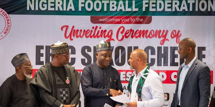 Chelle Signs Two Year Contract For Super Eagles Job   …As NFF Pledges To Give Him Necessary Assistance To Succeed 