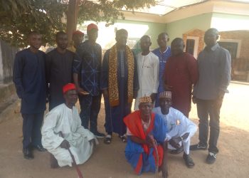 .IEYLN Acting President Gyobe, MBF Youth coordinator Kane, HRH Yare lll broker peace for Middle Belt Youths
