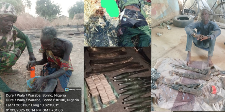 Troops Strike Terrorists Enclaves Recover Massive Arsenal of Weapons 