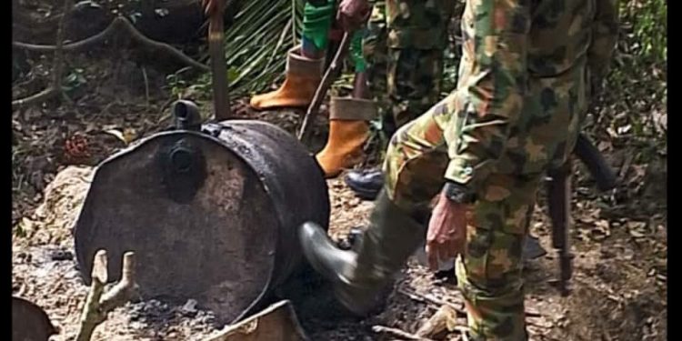 Troops Arrest 43 Oil Thieves, Confiscate Over 254, 000 Litres of Stolen Products 