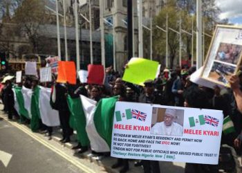 Just In: ‘Kyari Must Go Home’ Protest Hits London 