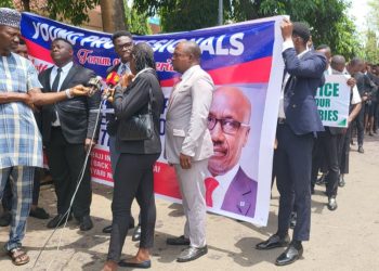 Alleged Corruption: Anti-Mele Kyari Protest Rocks Saudi Arabia Embassy 