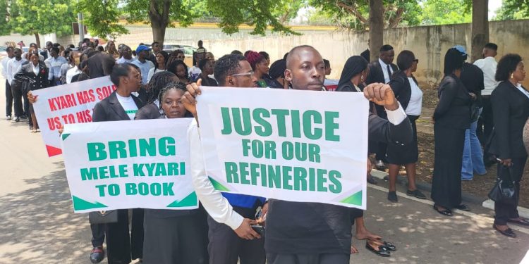Trouble for Kyari, as Protesters Storm US Embassy, Seeks Visa Ban on Him Over Alleged Corruption