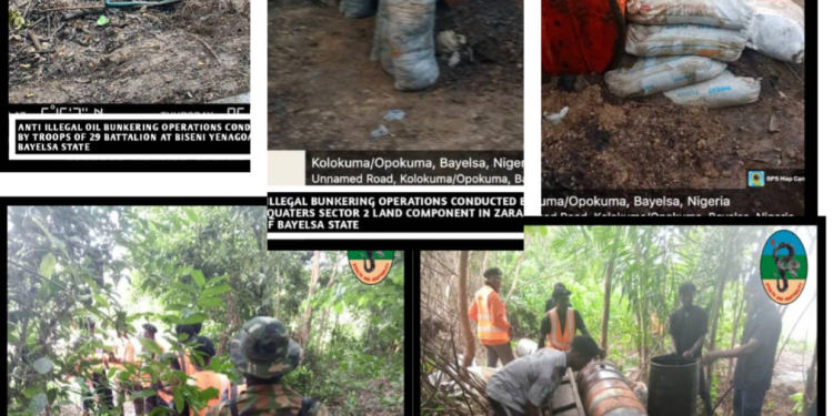 Niger Delta: Again Troops Uncovered 27 Illegal Bunkering Sites, Arrest 43 Oil Thieves