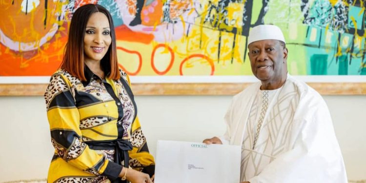 Còte D’Ivoire President Receives Special Envoy of President Tinubu on WAES