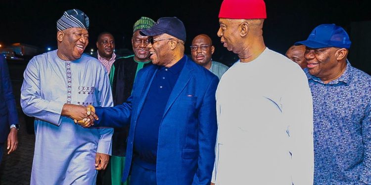 SP Akpabio Returns to Nigeria on Monday, Dismisses Rumours of ill Health
