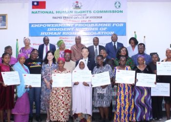 Taipei Trade, NHRC Empower Victims of Human Rights Violations With N1m