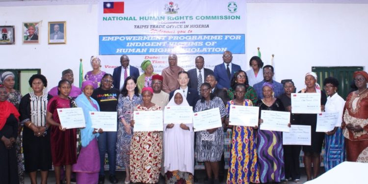 Taipei Trade, NHRC Empower Victims of Human Rights Violations With N1m