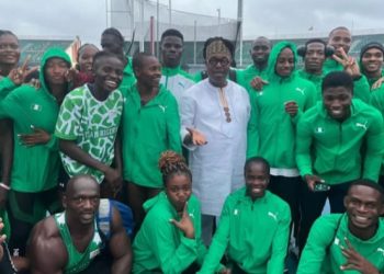 AFN President Okowa Charges athletes for podium presence