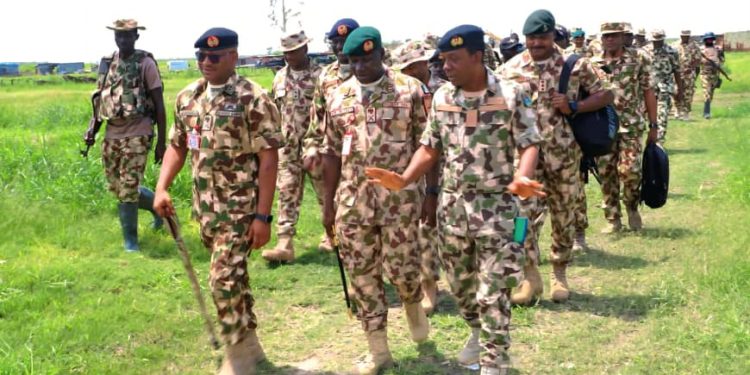 Joint Operational Visit: MNJTF, OPHK Theatre Commander Review Lake Chad Security Operations