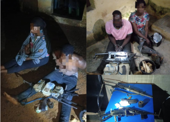 Troops of Operation ENDURING PEACE Nab Cattle Rustlers, Recover Arms, Ammunition