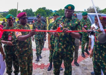 COAS Inaugurates Multiple Infrastructural Projects in Army Cantonment Makurdi