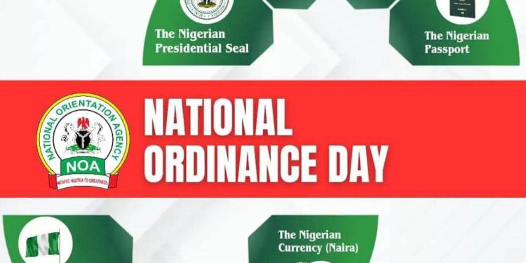 NATIONAL ORDINANCE DAY: DG NOA Issa-Onilu Charges Nigerians to Honiur National Symbols