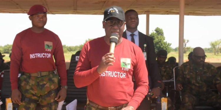 Major Gen. Ajose Gives Exercise Shining Star Graduates Matching Order to Destroy Terrorist Enclaves