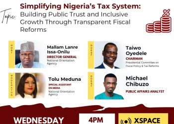 NOA Sets to Host Public Dialogue on Nigeria’s New Tax Reform