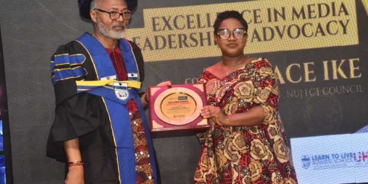 Grace Ike Bags Excellence in Media Leadership & Advocacy Award
